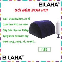 Gối Tựa Lưng Bơm Hơi Bằng Pvc Dành Cho Cặp Đôi Chơi Game, Ghế Tình Yêu Bơm Hơi Đệm Hông Cao Cấp Bền Dày - GốiBơm- BILA1120