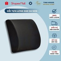 Gối Tựa Lưng Cao Su Non Gel Lạnh Nâng Đỡ Thắt Lưng- Tựa Lưng Ghế Văn Phòng Gối Kê Lưng Chống Đau Mỏi