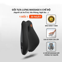 Gối Tựa Lưng Tích Hợp Massage, Đệm Lưng Chống Gù, Giảm Đau Cột Sống Dùng Cho Văn Phòng ô tô Trending