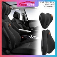 Gối Tựa Lưng Tích Hợp Massage, Đệm Lưng Chống Gù, Giảm Đau Cột Sống Dùng Cho Văn Phòng ô tô Trending