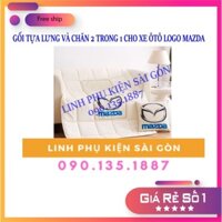GỐI TỰA LƯNG VÀ CHĂN 2 TRONG 1 CHO XE ÔTÔ LOGO MAZDA