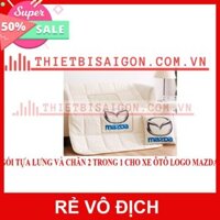 GỐI TỰA LƯNG VÀ CHĂN 2 TRONG 1 CHO XE ÔTÔ LOGO MAZDA