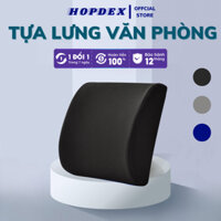 Gối Tựa Lưng Văn Phòng HOPDEX Giảm Đau Mỏi Vùng Thoắt Lưng Kích thước 32x30x12cm