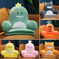 GỐI TỰA LƯNG VĂN PHÒNG - TỰA LƯNG OTO HÌNH TAY ÔM 2IN1 KÈM CHĂN SIÊU TIỆN LỢI
