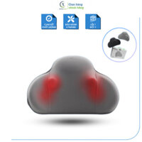 Gối Tựa Lưng Xoay Lăn Massage - Hồng Ngoại PERFECT BODY - Cao Su Non Dùng Cho Ô Tô - Văn Phòng