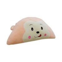 Gối tựa mặt khỉ vải nỉ nhung Hometex (50x30x12cm)