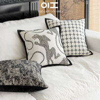 Gối tựa sofa gối trang trí sofa decor cao cấp họa tiết thời thượng 2025 sang trọng