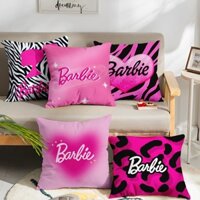 Gối Tựa sofa Trang Trí Họa Tiết Búp Bê barbie Có Thể Giặt Sạch