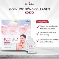 Gói uống Collagen KOKIO vị trái cây đẹp sáng da sau 8 tuần