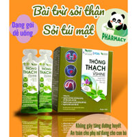 Gói uống hoạt thạch, kim tiền thảo, râu ngô Thông Thạch Vshine trừ sỏi túi mật sỏi thận tiểu buốt tiểu rát