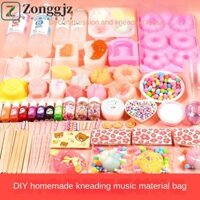 Gói vật liệu đồ chơi ghim ZONGGJZ, Gói chất liệu Cat Paw Mochi giải nén bong bóng có thể thổi được, Đồ chơi bóp móng vuốt mèo có thể tái sử dụng không đánh dấu dễ thương Chất liệu tự làm cho trẻ em