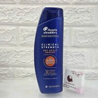 Gội xả 2in1 Head & Shoulders Dry Scalp Rescue 2X Faster - thuốc đặc trị gàu 400ml (Cam)