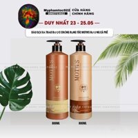 Gội Xả CẶP Thảo Dược Chống Rụng Tóc , Phục Hồi Mái Tóc Luôn Chắc Khỏe MOTWS Hương cafe 800ml