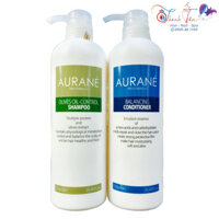 Gội xả dành cho tóc dầu Aurane Olives Oil Control 750mlx2 [ New ]