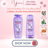 GỘI XẢ DƯỠNG ẨM VÀ BỒNG BỀNH L'OREAL ELVIVE HYLALURON PLUMP MASK