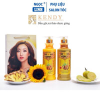 Gội Xả Gừng Kendy 850ml Gội dưỡng sinh, thư giãn