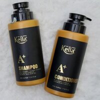 Gội xả Kella Argan Inca-Inchi phục hồi tóc hư tổn 500mlx2
