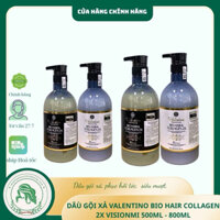 GỘI XẢ Visionmi VALENTION BIO HAIR & COLLAGEN 2X 500ml - 800ML