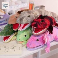 Gojo Animal Hand Puppet, Rùa Salamander Thú Nhồi Bông Con Rối Tay Sang Trọng, Đồ Chơi Trẻ Em Giáo Dục Mô Phỏng Thằn Lằn Rắn Kể Chuyện Con Rối Nhập Vai