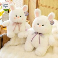 Gojo Búp bê sang trọng thỏ trắng, Bộ sưu tập Đồ chơi sang trọng thỏ bông PP, Đồ chơi nhồi bông thỏ mềm mại sáng tạo