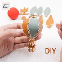 Gojo DIY Móc Khóa, Hot Air Balloon Da Móc Khóa Ô Tô, Mini Móc Khóa Đa Năng Bền Đơn Giản Móc Khóa Dây Túi Quyến Rũ