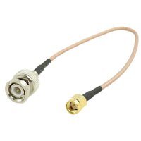 Gold-Plated BNC Male to SMA Male Connector Coaxial Cable 8.8