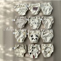 {Golden Ariel D Bib Pocket} ins Quần tập tã chống thấm nước cho bé Gạc Cotton nguyên chất cho bé bỏ tã