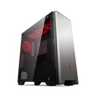 GOLDEN FIELD Z1 Computer Gaming PC ATX Case Mid Tower with Double Sides Panels Tempered Glass ATX, M-ATX, ITX