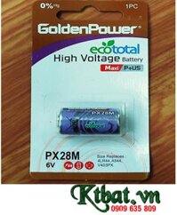 Golden Power PX28G, Pin 6v Alkaline GoldenPower PX28G, 4LR44, 476A chính hãng (Loại Vỉ 1viên)