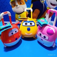 Golden Rice Super Wings Đồ chơi vui nhộn cho trẻ em, vali du lịch, đồ chơi giáo dục, quà tặng chia sẻ