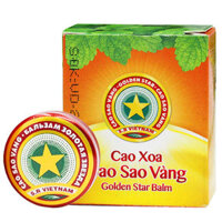 Golden Star Balm (Cao Sao Vàng) Danapha, dùng cho người bị cảm cúm, nhức đầu, sổ mũi, chóng mặt