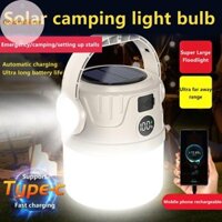 Goldensilver Sạc LED Cắm Trại Đèn Lồng LED Di Động Cắm Trại Đèn Pin Năng Lượng Mặt Trời Sạc Chống Nước Ngoài Trời Tiếp Liệu VN