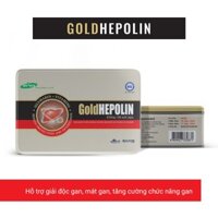 GoldHepolin-Hỗ trợ giải độc gan, mát gan hàn quốc