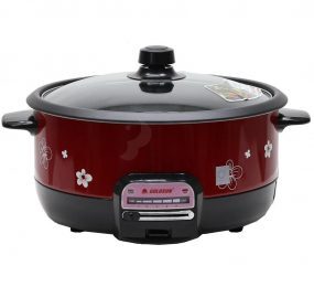 Nồi lẩu điện Goldsun MCGAL30 - Màu R/ W, 3.0 lít, 1300W