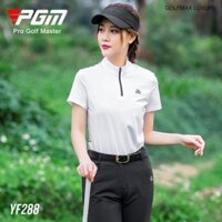 [Golfmax] Áo ngắn tay Golf nữ chính hãng PGM - YF288 - Chất liệu vải sợi Polyester cao cấp, bền đẹp