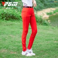 [Golfmax] Quần dài nữ đánh Golf chính hãng PGM - KUZ069 - Chất liệu 86% sợi Po + 14% spandex cao cấp, bền đẹp