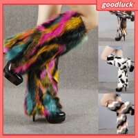 [GOLUK] Vớ Ống Chân Giả Lông Thú Co Giãn Nhiều Màu Sắc Thời Trang Giữ Ấm Co Giãn Sử Dụng Hàng Ngày Cho Nữ