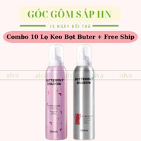Gôm Butterfly Shadow 300ml Keo Bọt. Combo 10 lọ Tạo Kiểu Và Giữ Nếp Tóc Uốn Xoăn Tự Nhiên Bồng Bềnh