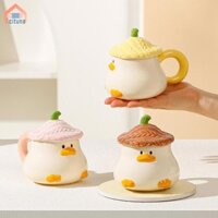 Gốm Cà Phê Cốc Ngũ Cốc Cốc Hình Vịt Ngộ nghĩnh Sáng Tạo Dễ Thương Hộ Gia Đình Bột Mì Cốc Cho Trà Sôcôla Nóng Latte