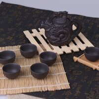 [Gốm Cát Sa Cao Cấp] Ấm Trà Long Phụng Lịch Sự, Sang Trọng, Nhã Nhặn, Tặng Đối Tác, Khách Hàng, Trang Trí Bàn Trà