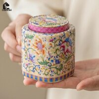 Gốm Gừng Bình Sứ Sứ Trung Quốc Men Lọ Bảo Quản Có Nắp Trang Trí Cho Bàn Ăn Nhà Bếp Trung Tâm