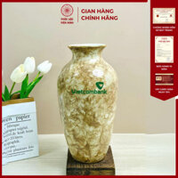 Gốm Sứ Bát Tràng Loại 1 - Bình Hoa In Logo Doanh Nghiệp  - Phúc Lộc Viên Minh - M30