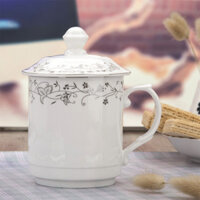 Gốm Sứ Dung Tích Lớn Cốc Nước Có Nắp Quà Tặng Cốc Văn Phòng Cốc Trà Xương Trung Quốc Cốc Cặp Đôi Cốc Hội Nghị 4.1