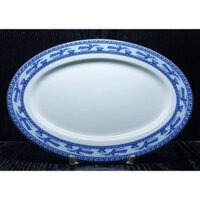 GỐM SỨ MINH LONG - DĨA XOÀI 21CM (CHIM LẠC)