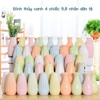 Gốm sứ nhỏ tươi bình cây thủy canh đơn giản phòng khách hiện đại trang trí nhà tàu hoa nhiều màu cắ