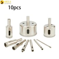 Gốm sứ thủy tinh Mũi khoan đá cẩm thạch 3 ~ 50mm Dụng cụ thủ công tại nhà Bộ mạ niken