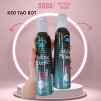 Gôm tạo bọt làm sạch để tạo kiểu tóc  Mousse, gôm xịt tóc Jacqualine 250ml