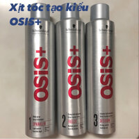 Gôm tạo kiểu tóc Osis+, xịt giữ nếp tóc bồng bềnh Cao Cấp OSIS +1 Sparkler, OSIS+2 Freeze, OSIS+3 Session 300ml