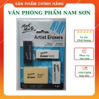 Gôm Tẩy Bút Chì Mont Marte - Set 4