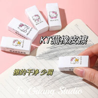 Gôm tẩy mèo KT, hình thức cao cấp, sạch sẽ cho học sinh, ít cặn, không để lại dấu vết, gôm tẩy 2B dễ thương